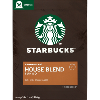 Starbucks House Blend Medium Coffee Capsules 36 x 5.7g