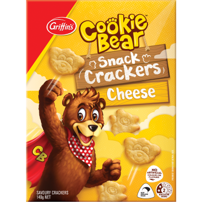 Griffin's Cookie Bear Cheese Snack Crackers 140g