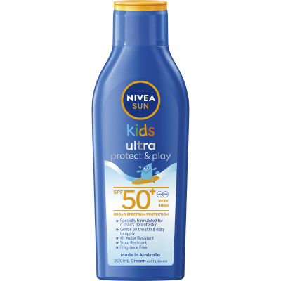 Nivea Kids Ultra Protect & Play SPF50+ Sunscreen 200ml