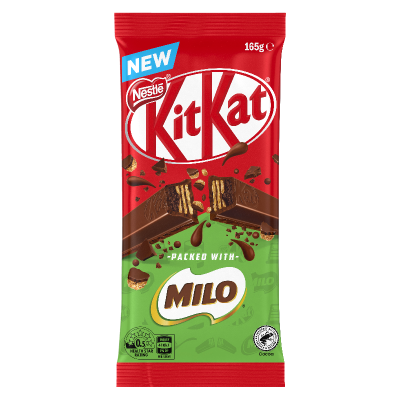 Nestle Kit Kat Milo Chocolate Block 165g
