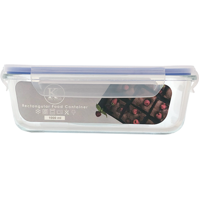 Kate's Kitchen Rectangular 1L Food Container 1pk