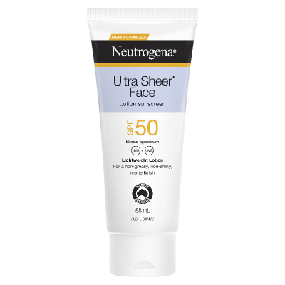 Neutrogena Ultra Sheer Face Lotion Sunscreen SPF50 88ml