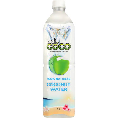 realCOCO 100% Natural Coconut Water 1l