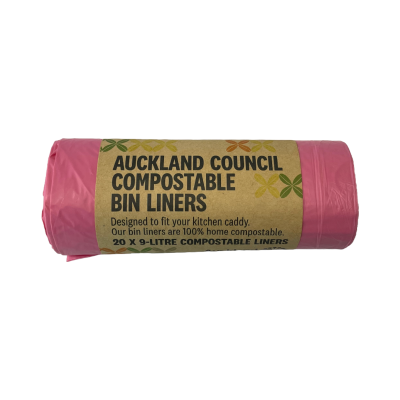 Auckland Council 9L Compostable Caddy Liner 20pk