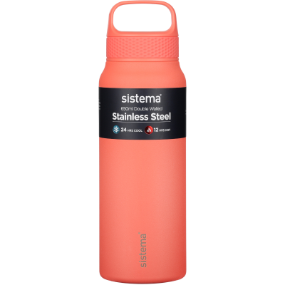 Sistema Stainless Steel Bottle 650ml 1pk