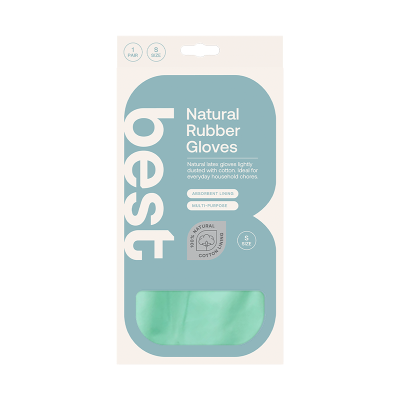 Best Natural Rubber Gloves Small 1pk