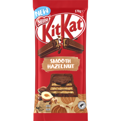 Nestle Kit Kat Smooth Hazelnut Chocolate Block 13 x 13g