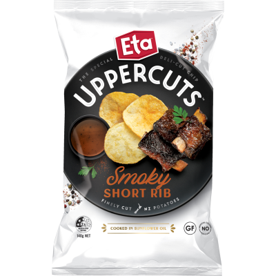 Eta Uppercuts Uppercuts Smoky Short Rib Potato Chips 140G