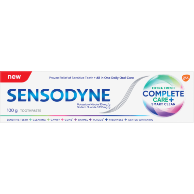 Sensodyne Extra Fresh Complete Care + Smart Clean Toothpaste 100g