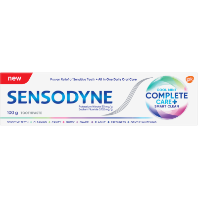 Sensodyne Complete Care + Smart Clean Cool Mint Toothpaste 100g