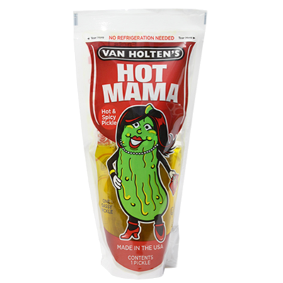 Van Holtens Hot Mama Hot & Spicy Pickle 196g