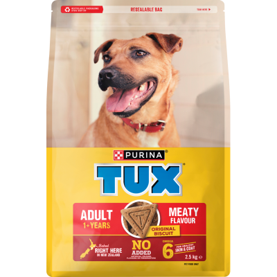 Purina TUX Adult Original Biscuit Meaty Recipe Dry Dog Food 2.5kg