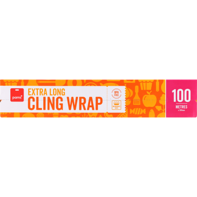 Pams Extra Long Cling Wrap 100m