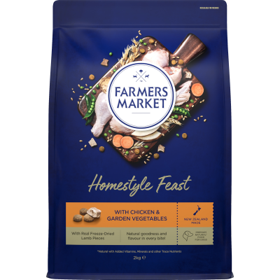 Farmers Market Homestyle Feast With Chicken & Garden Vegetables Adult Dry Dog Food 2kg