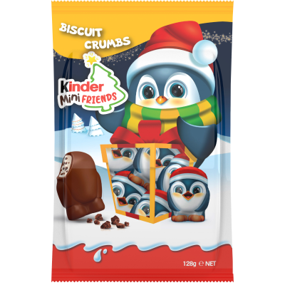 Kinder Mini Friends Chocolate Biscuits Crumbs Bag 128G