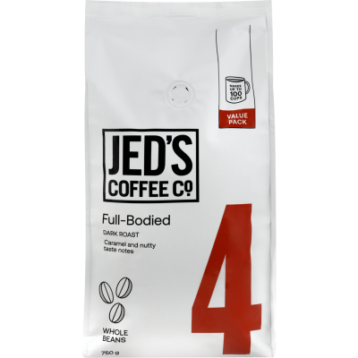 Jed's Coffee Co. 4 Very Strong Coffee Beans 750g