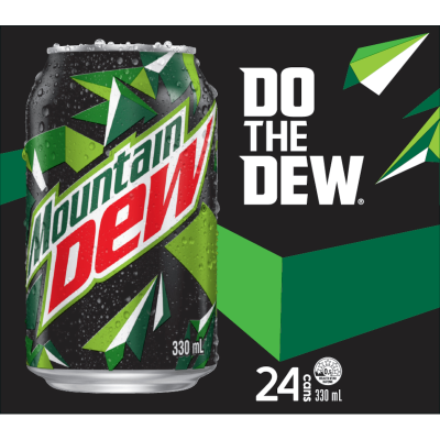 Mountain Dew Do The Dew Soft Drink Cans 24 x 330ml