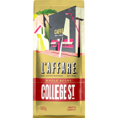 L'affare College St Beans Whole Beans Coffee 500g