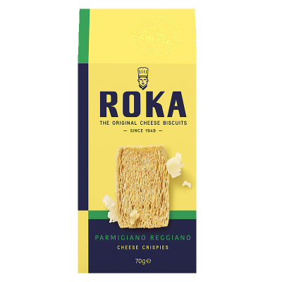 Roka Parmigiano Reggiano Cheese Crispies 70g