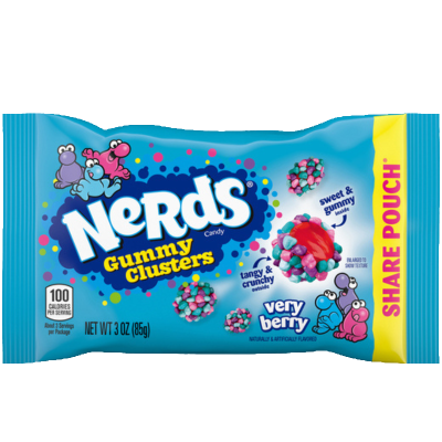 NERDS Very Berry Gummy Clusters Share Pouch 85g