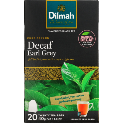 Dilmah Decaf Earl Grey Tea Bags 20 x 2g