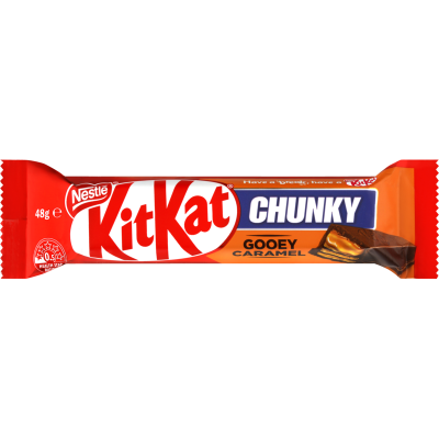 Nestle Kit Kat Chunky Gooey Caramel Chocolate Bar 48g
