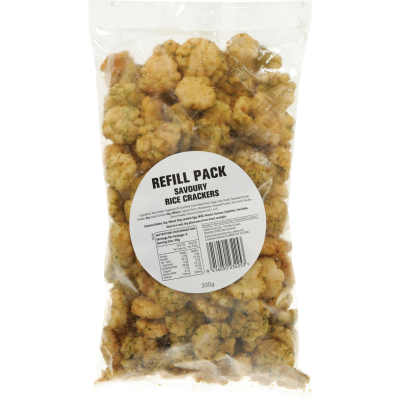 Refill Pack Savoury Rice Crackers 300g