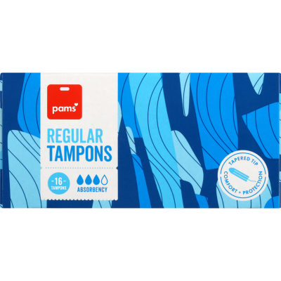 Pams Regular Tampons 16pk