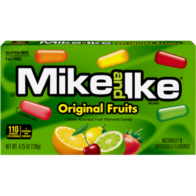 Mike and Ike Original Fruits Chewy Candy 120g