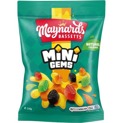 Maynards Bassetts Maynards Mini Gems 130g