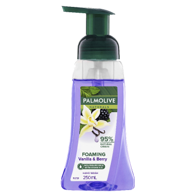 Palmolive Foaming Vanilla & Berry Liquid Hand Wash Pump 250ml