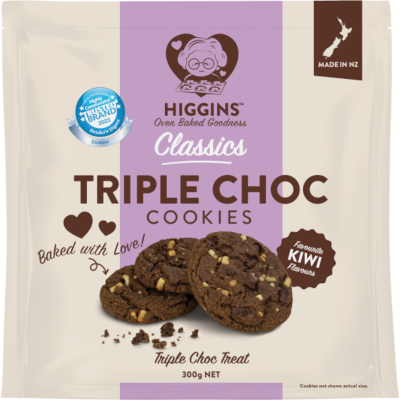 Mrs Higgins Classics Triple Choc Cookies 300g