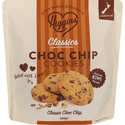 Mrs Higgins Classic Choc Chip Cookies 300g