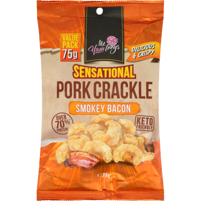 Mr Hamfreys Sensational Smokey Bacon Pork Crackle 75g
