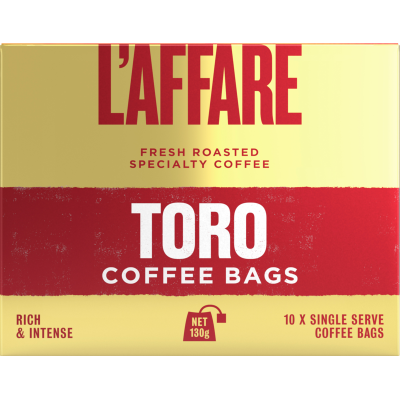 L'affare Toro Coffee Bags 130g