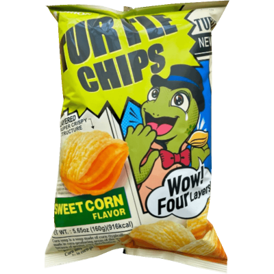 Orion Sweet Corn Flavour Turtle Chips 160g