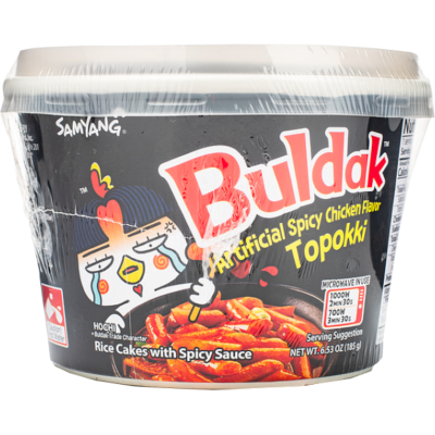 Samyang Buldak Hot Topokki Chicken Flavour Rice Cup 185g