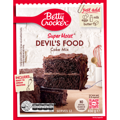 Betty Crocker Super Moist Devil's Food Cake Mix 450g