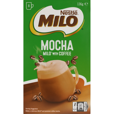 Nescafe NESTLE MILO COFFEE MOCHA ORIGINAL 8 PACK 17G 8pk