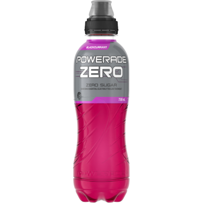 Powerade Zero Blackcurrant Sports Drink 750ml