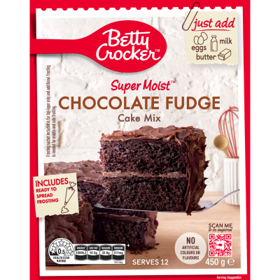 Betty Crocker Super Moist Chocolate Fudge Cake Mix 450g