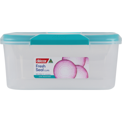 Decor Fresh Seal Clips Oblong Container 7l