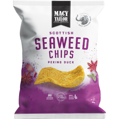 Macy and Tailor Peking Duck Scottish Seaweed Chips 80g