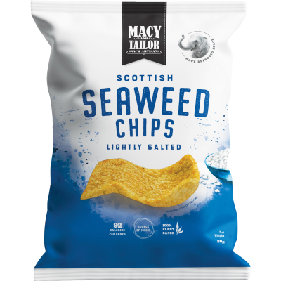 Macy and Tailor Lightly Salted Scottish Seaweed Chips 80g