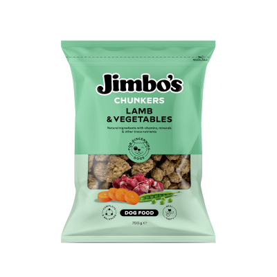 Jimbo's Chunkers Lamb & Vegetables Dog Food 700g