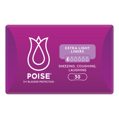 Poise Extra Light Liners 30pk