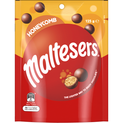 Maltesers Honeycomb Chocolate Pouch 125g