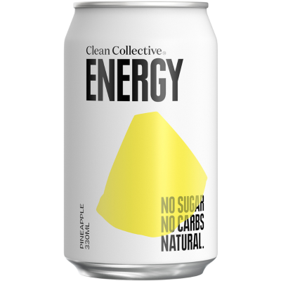 Clean Collective Pineapple Energy Drink 330ml