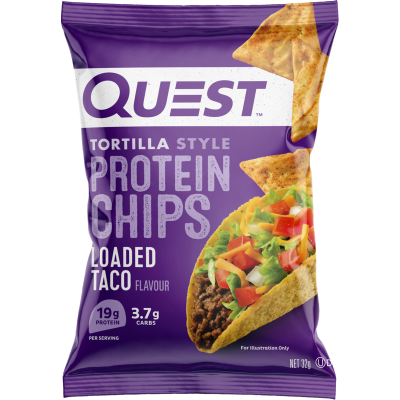 Quest Loaded Taco Protein Chips 32g