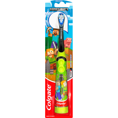 Colgate Minecraft Extra Soft Power Toothbrush 1pk